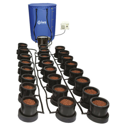 IWS Flood & Drain Pro Remote System with Flexi Tank and 16 litre pots
