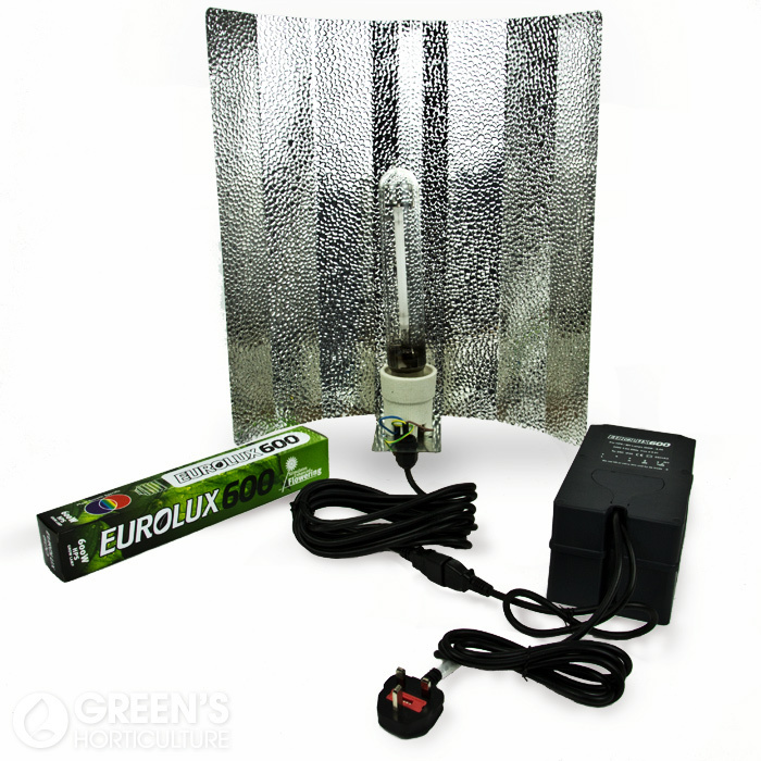 4 x 600w Eurolux Grow Light Kits with Dual Spectrum Lamps Hydroponics 
