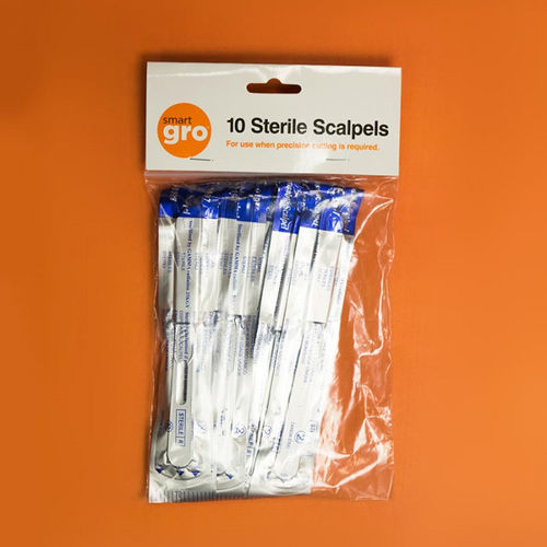Smartgro Scalpels - pack of 10 sterile scalpels