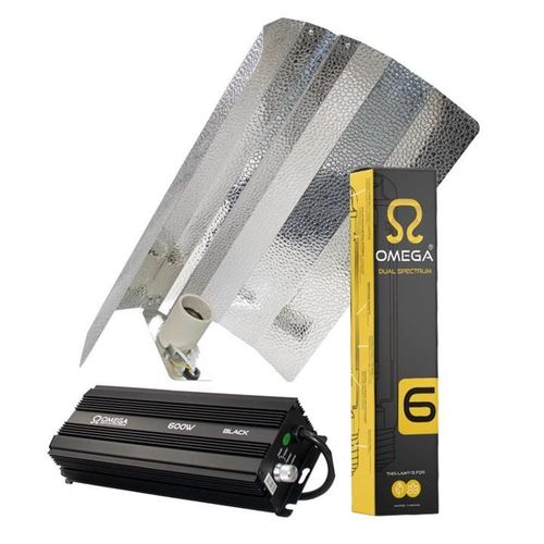Omega Black 600w Digital Dimmable Light Kit